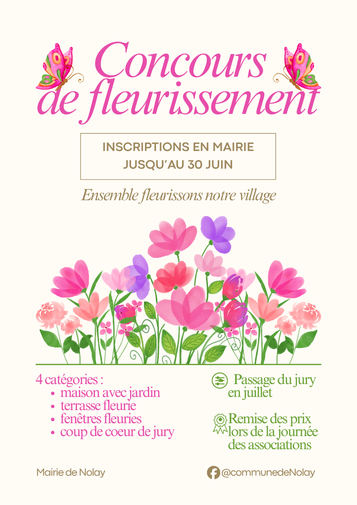 concours fleurissement nolay cote d'or