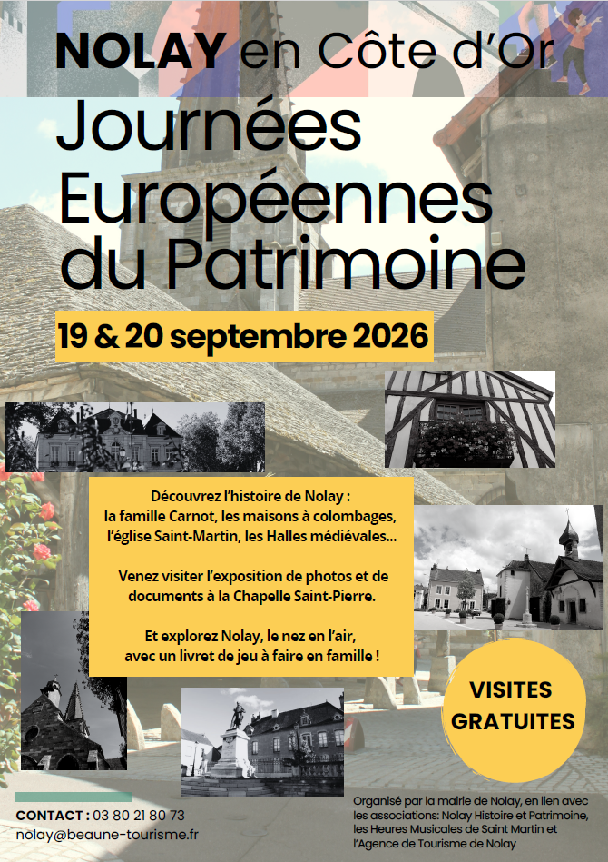journées européennes du patrimoine nolay 21 cote d'or