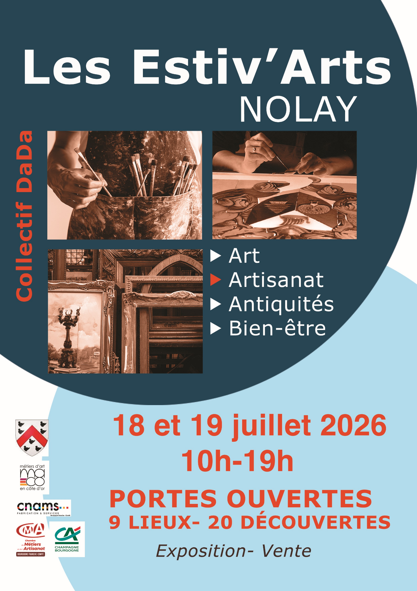 estiv'arts nolay collectif dada juillet nolay cote d'or